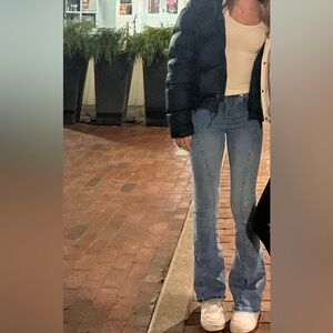 Garage High rise evase flare jeans